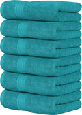 Utopia Towels 6 Piece Luxury Hand Towels Set, (16 X 28 Inches) 100% Ring Spun Cotton, Lightweight and Highly Absorbent 600GSM Towels for Bathroom, Travel, Camp, Hotel, and Spa (Burgundy) Home & Garden > Linens & Bedding > Towels Utopia Towels Turquoise 6 Pack 