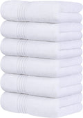 Utopia Towels 6 Piece Luxury Hand Towels Set, (16 X 28 Inches) 100% Ring Spun Cotton, Lightweight and Highly Absorbent 600GSM Towels for Bathroom, Travel, Camp, Hotel, and Spa (Burgundy) Home & Garden > Linens & Bedding > Towels Utopia Towels White 6 Pack 