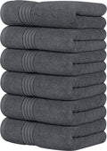 Utopia Towels 6 Piece Luxury Hand Towels Set, (16 X 28 Inches) 100% Ring Spun Cotton, Lightweight and Highly Absorbent 600GSM Towels for Bathroom, Travel, Camp, Hotel, and Spa (Burgundy) Home & Garden > Linens & Bedding > Towels Utopia Towels Grey 6 Pack 