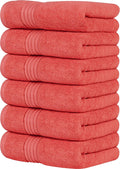 Utopia Towels 6 Piece Luxury Hand Towels Set, (16 X 28 Inches) 100% Ring Spun Cotton, Lightweight and Highly Absorbent 600GSM Towels for Bathroom, Travel, Camp, Hotel, and Spa (Burgundy) Home & Garden > Linens & Bedding > Towels Utopia Towels Coral 6 Pack 