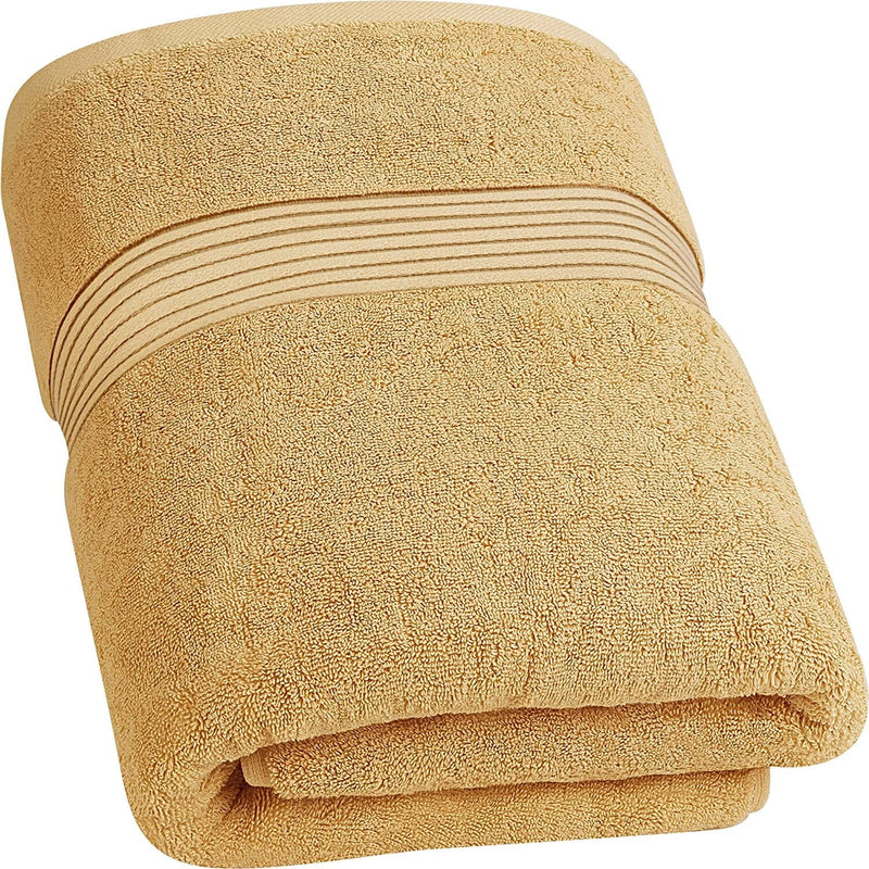 Utopia Towels - Luxurious Jumbo Bath Sheet - 600 GSM 100% Cotton Highly Absorbent and Quick Dry Extra Large Bath Towel - Super Soft Hotel Quality Towel (35 X 70 Inches, Beige) Home & Garden > Linens & Bedding > Towels Utopia Towels Beige 1 