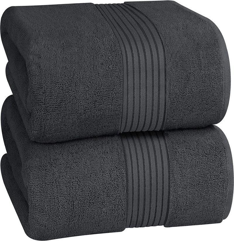 Utopia Towels - Luxurious Jumbo Bath Sheet - 600 GSM 100% Cotton Highly Absorbent and Quick Dry Extra Large Bath Towel - Super Soft Hotel Quality Towel (35 X 70 Inches, Beige) Home & Garden > Linens & Bedding > Towels Utopia Towels Grey 2 