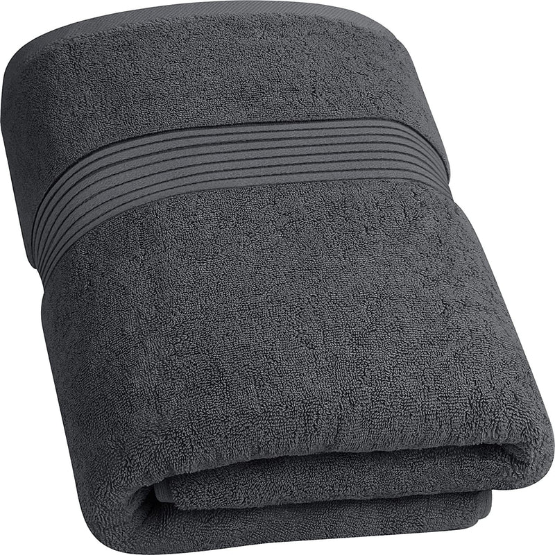 Utopia Towels - Luxurious Jumbo Bath Sheet - 600 GSM 100% Cotton Highly Absorbent and Quick Dry Extra Large Bath Towel - Super Soft Hotel Quality Towel (35 X 70 Inches, Beige) Home & Garden > Linens & Bedding > Towels Utopia Towels Grey 1 