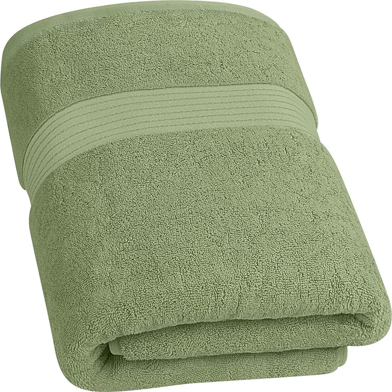 Utopia Towels - Luxurious Jumbo Bath Sheet - 600 GSM 100% Cotton Highly Absorbent and Quick Dry Extra Large Bath Towel - Super Soft Hotel Quality Towel (35 X 70 Inches, Beige) Home & Garden > Linens & Bedding > Towels Utopia Towels Sage Green 1 