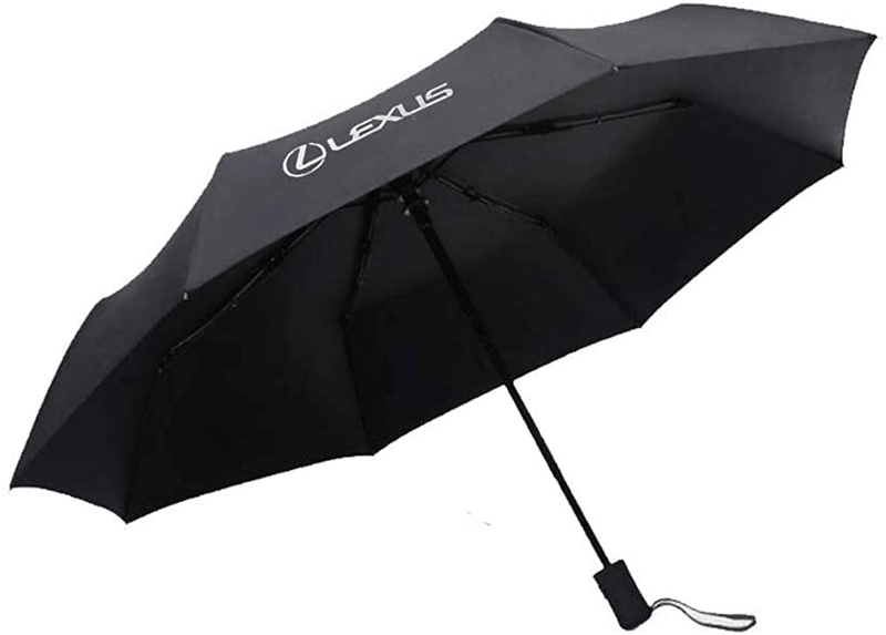 UV Windproof Sun Umbrella AUTO Open Large Folding Umbrella Windproof Sunshade with Car Logo for Lexus