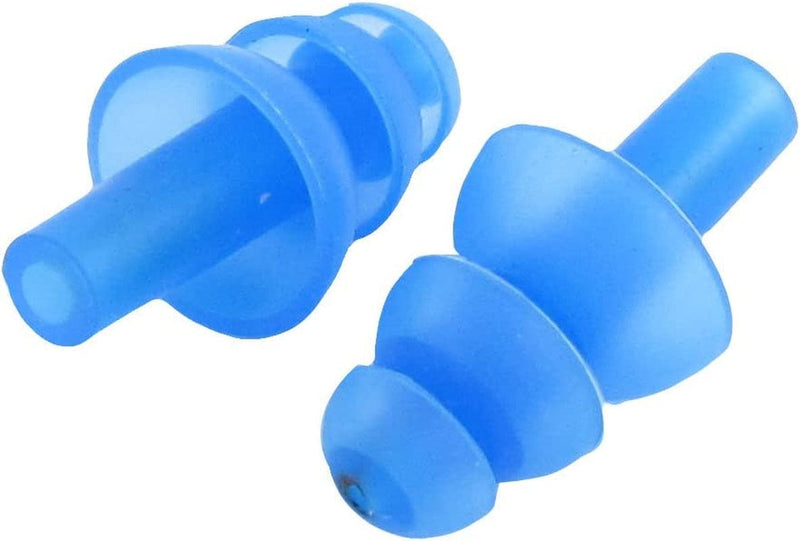 Uxcell Silicone Tree Shaped Swimming Flexible Ear Protector Earplug Blue Pair Sporting Goods > Outdoor Recreation > Boating & Water Sports > Swimming uxcell   