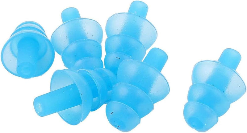 Uxcell Swimming Pool Swim Protection Soft Earplugs 3 Pairs Blue Sporting Goods > Outdoor Recreation > Boating & Water Sports > Swimming uxcell   