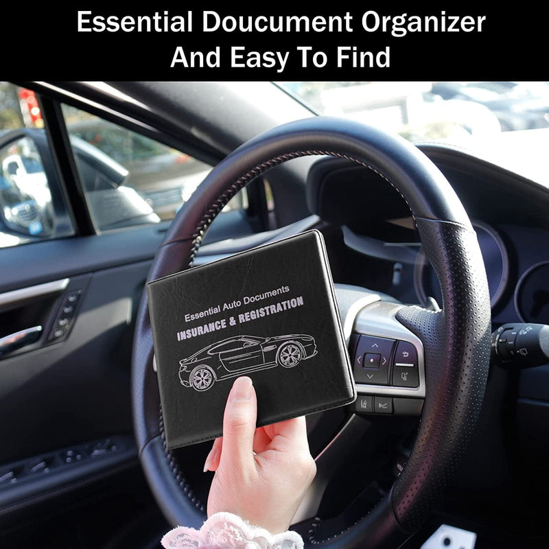 UYYE Auto Car Essential,Car Registration and Insurance Card Documents Holder2-Pack,Car Interior Accessories for Car,Truck,Suv and Other Vehicle,Case Wallet for Car Documents Organizer(Black) Sporting Goods > Outdoor Recreation > Winter Sports & Activities MICUB   