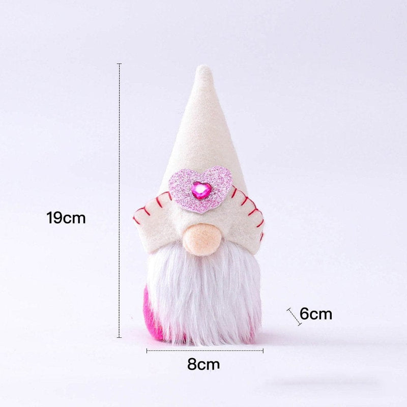 Valentine Gnomes, Valentines Day Decoration for the Home Valentines Day Gnomes, Plush Valentine Gnomes Decor Handmake Scandinavian Folklore Home Household Ornaments Tomte for Gift, 2Pcs Home & Garden > Decor > Seasonal & Holiday Decorations DGHM01072216   
