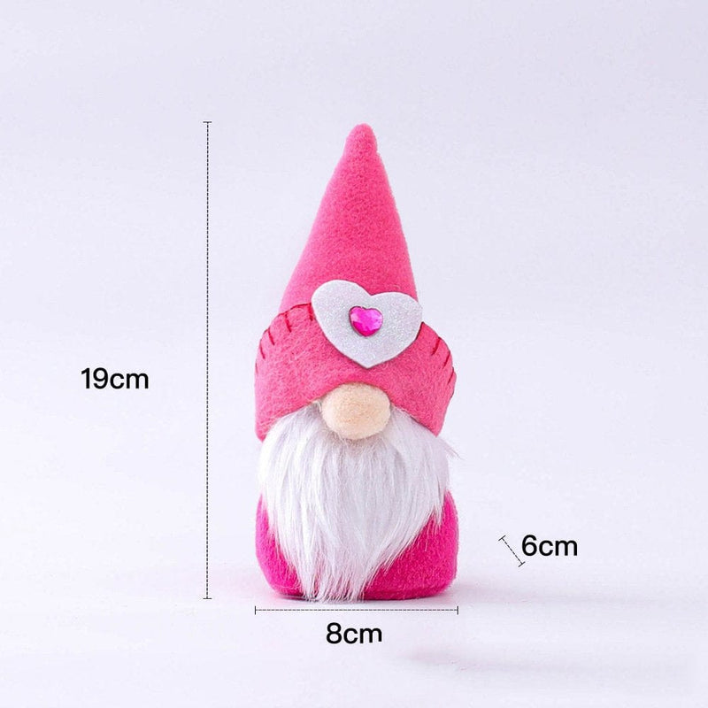 Valentine Gnomes, Valentines Day Decoration for the Home Valentines Day Gnomes, Plush Valentine Gnomes Decor Handmake Scandinavian Folklore Home Household Ornaments Tomte for Gift, 2Pcs Home & Garden > Decor > Seasonal & Holiday Decorations DGHM01072216 Red  