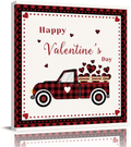 Valentine'S Day Canvas Wall Art for Living Room/Bedroom Loads of Love Truck with Roses and Love Heart Artwork Print on Canvas Art Stretched and Framed Wall Decor,Ready to Hang,12X12 Inch Home & Garden > Decor > Artwork > Posters, Prints, & Visual Artwork Beauty Decor Valentine's Daybdr2908 8 x 8 in 
