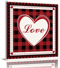 Valentine'S Day Canvas Wall Art for Living Room/Bedroom Loads of Love Truck with Roses and Love Heart Artwork Print on Canvas Art Stretched and Framed Wall Decor,Ready to Hang,12X12 Inch Home & Garden > Decor > Artwork > Posters, Prints, & Visual Artwork Beauty Decor Valentine's Daybdr1742 28 x 28 in 