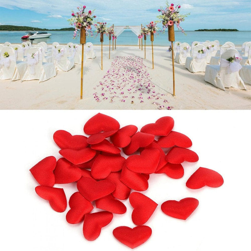 Valentine'S Day Decor, Safe Sponge Decor, Party Valentine'S Day Anniversary for Wedding 2.1Cm Red 500Pcs/Bag Home & Garden > Decor > Seasonal & Holiday Decorations LHCER   