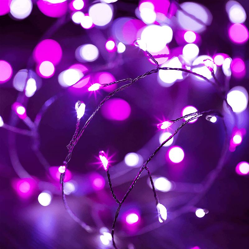 Valentine’S Day Firecracker String Lights, Remote Control 9.8Ft 120 LED Pink and White String Lights Battery Operated for St. Valentines Wedding Indoor Outdoor Bedroom Garden Party Decoration Home & Garden > Decor > Seasonal & Holiday Decorations Hiboom   