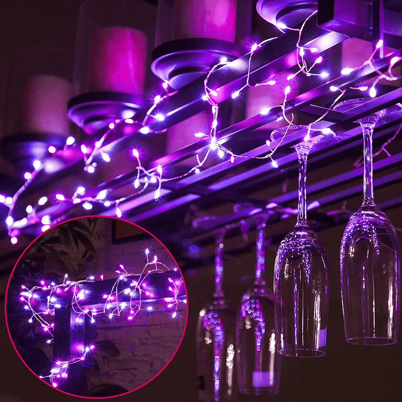 Valentine’S Day Firecracker String Lights, Remote Control 9.8Ft 120 LED Pink and White String Lights Battery Operated for St. Valentines Wedding Indoor Outdoor Bedroom Garden Party Decoration