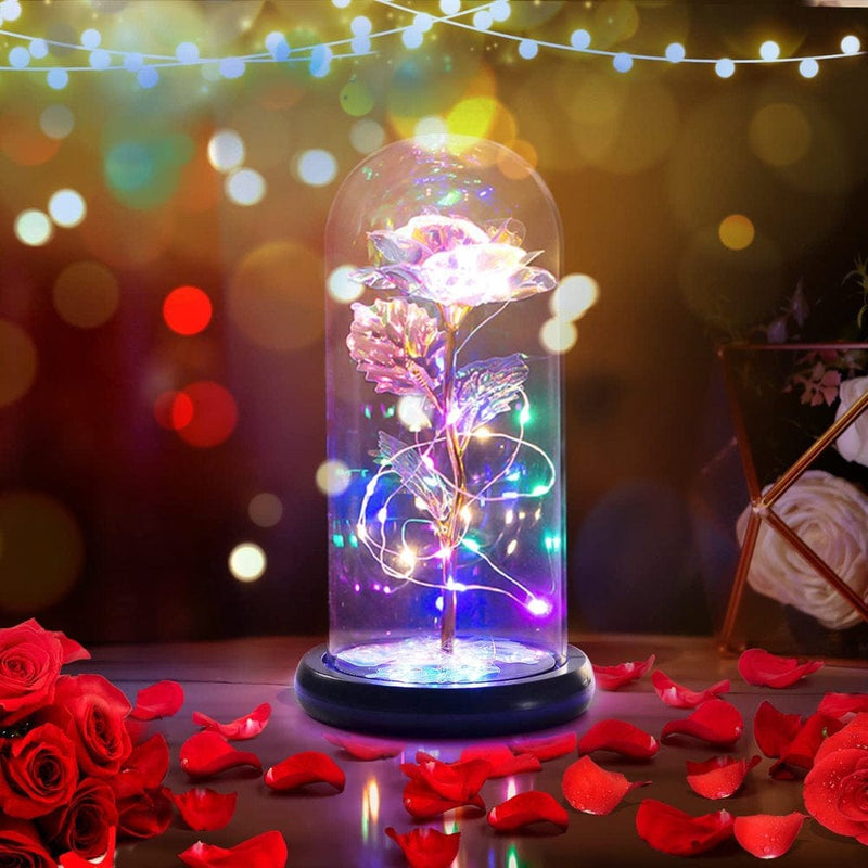Valentine'S Day Gifts,Crystal Roses,Roses with LED Lights,Valentine'S Day,Mother'S Day,Anniversaries and Girlfriends Birthdays,Unique Romantic Gifts for Women and Children Home & Garden > Decor > Seasonal & Holiday Decorations Sun   