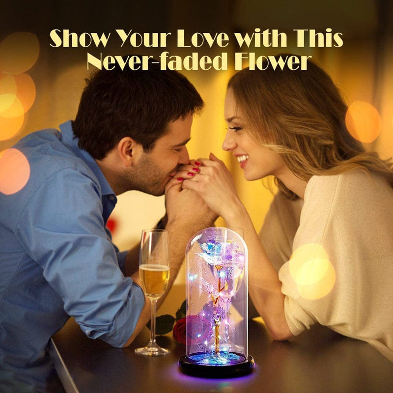 Valentine'S Day Gifts,Crystal Roses,Roses with LED Lights,Valentine'S Day,Mother'S Day,Anniversaries and Girlfriends Birthdays,Unique Romantic Gifts for Women and Children Home & Garden > Decor > Seasonal & Holiday Decorations Sun   