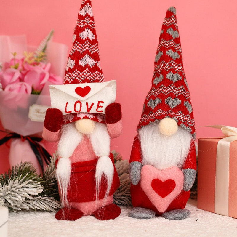 Valentine'S Day Gnomes Plush Decor, 2 Pack Mr & Mrs Handmade Tomte Swedish Gnome, Valentines Decorationes Home Table Elf Gnomes Ornaments -Sweet Valentine'S Day Present Home & Garden > Decor > Seasonal & Holiday Decorations Hardlegix   