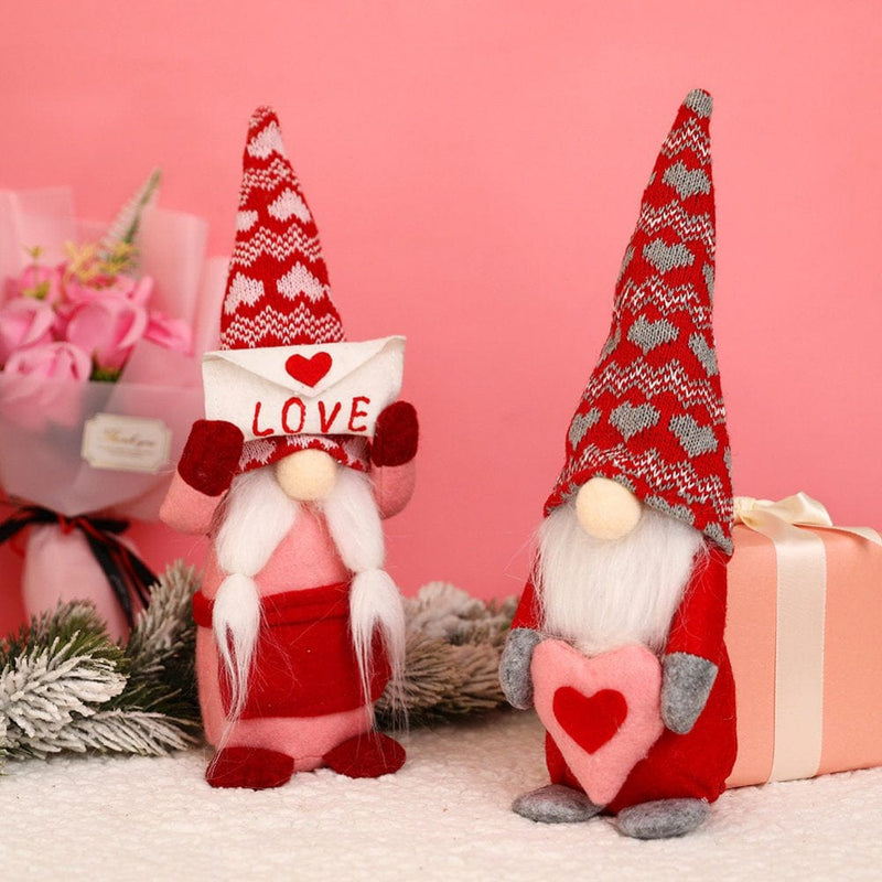 Valentine'S Day Gnomes Plush Decor, 2 Pack Mr & Mrs Handmade Tomte Swedish Gnome, Valentines Decorationes Home Table Elf Gnomes Ornaments -Sweet Valentine'S Day Present Home & Garden > Decor > Seasonal & Holiday Decorations Hardlegix   