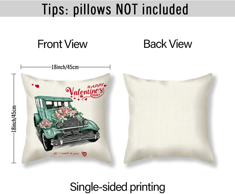 Valentine'S Day Throw Pillow Covers Turquoise Pillow Case 18×18 Inch Valentine Decor Teal Throw Pillow Covers Anniversary Wedding Gift Cushion Pillow Case Valentine’S Day Decorations