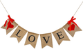 Valentines Day Burlap Banner, Valentine Day Décor for Home, Be Mine Hanging Banner & 28 Pcs Felt Heart Garland Banner Decor for Mantle Fireplace Wall, Decorations Pre-Assembled - No DIY Required Arts & Entertainment > Party & Celebration > Party Supplies CNVOILA Black Love Banner  