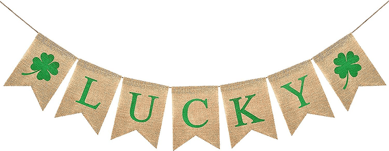 Valentines Day Burlap Banner, Valentine Day Décor for Home, Be Mine Hanging Banner & 28 Pcs Felt Heart Garland Banner Decor for Mantle Fireplace Wall, Decorations Pre-Assembled - No DIY Required Arts & Entertainment > Party & Celebration > Party Supplies CNVOILA Green  