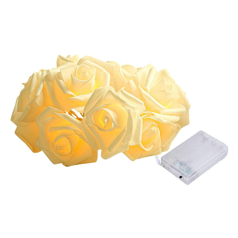 Valentines Day Decor 2 Meters 20 Lights Battery Box with Flashing 3 AA Battery Operated Flower Rose String Light Lamp Any Scene Home & Garden > Decor > Seasonal & Holiday Decorations ForestYashe One Size A 