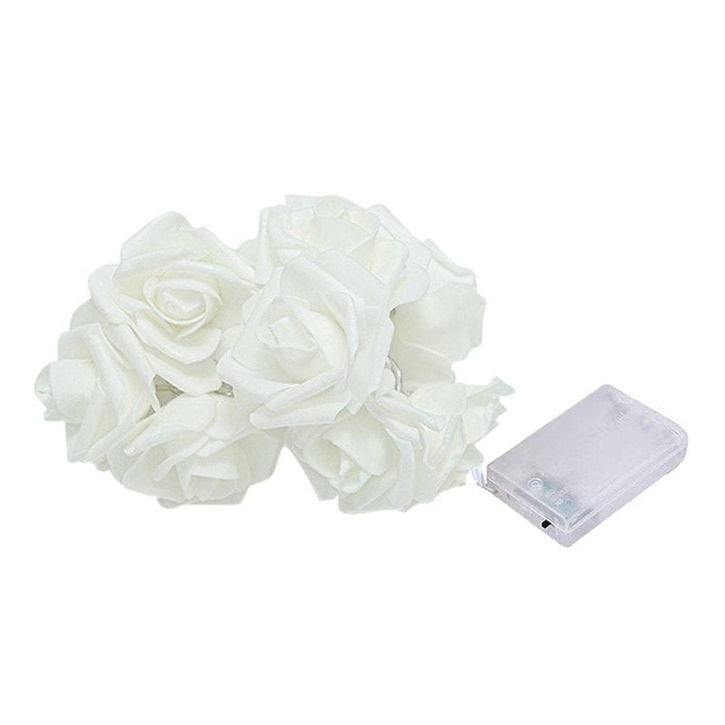 Valentines Day Decor 2 Meters 20 Lights Battery Box with Flashing 3 AA Battery Operated Flower Rose String Light Lamp Any Scene Home & Garden > Decor > Seasonal & Holiday Decorations ForestYashe One Size B 