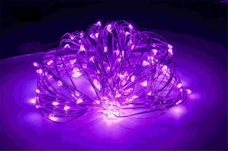 Valentines Day Decor Lights 8Pack Cork Light Wine Bottle Fairy String LED Lights DIY String Battery Powered Garland 2M 20 LED Twinkle Lights Gin Wedding Party Propose Bar Accent Lights (Purple) Home & Garden > Decor > Seasonal & Holiday Decorations DOCYKE Purple  
