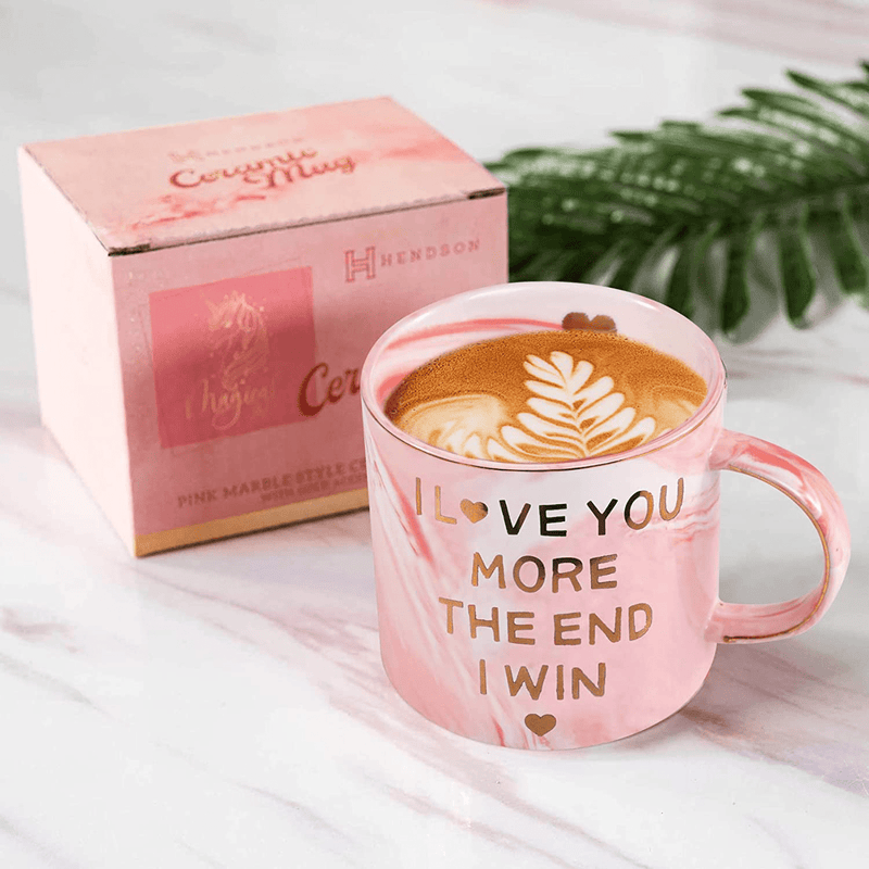 Valentines Day Gifts for Her Women Girlfriend Wife, 12 Oz Novelty Coffee Mug for Women Mom, Christmas Birthday Anniversary New Year Mug Gift for Her Couples Boyfriend Husband Funny Valentines Presents