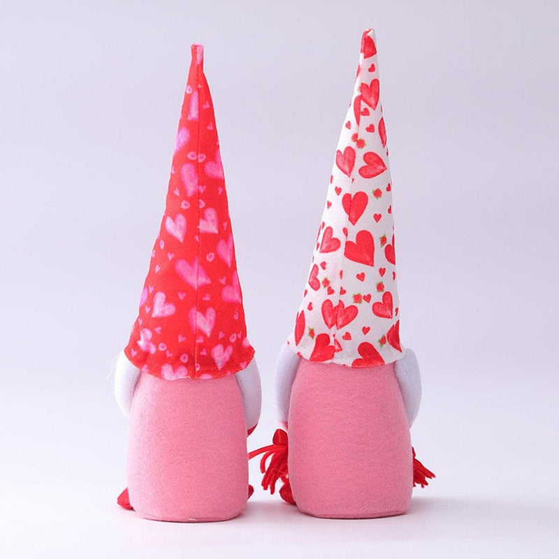 Valentines Day Gnome Plush Doll Decorations, Mr and Mrs Handmade Cloth Doll Plush Gnomes for Valentine'S Day Ornament, Valentine'S Present Home Decor Tabletop Figurines