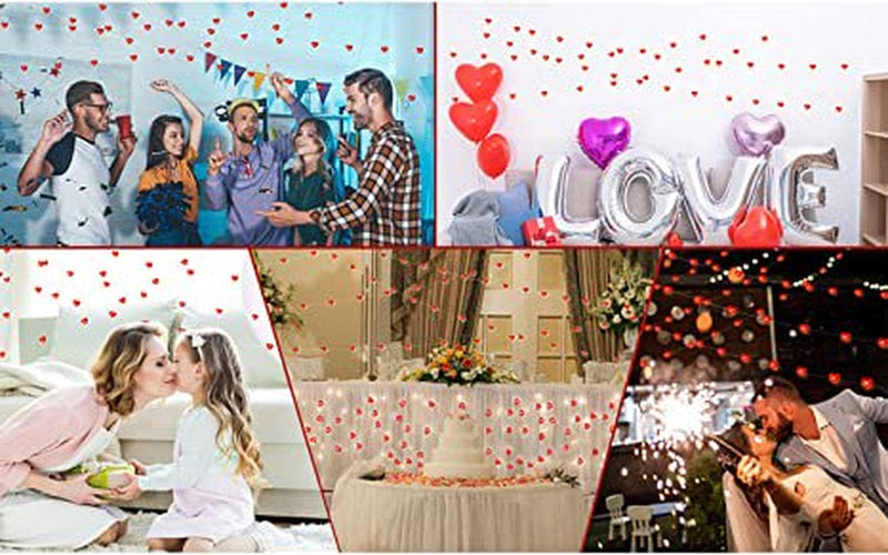 Valentines Day Lights Decorations Love Heart Led Light String for Wedding Anniversary Dating Party Valentines Day Gift Bedroom Decor, Indoor Outdoor Decor Home & Garden > Decor > Seasonal & Holiday Decorations Sunisery   
