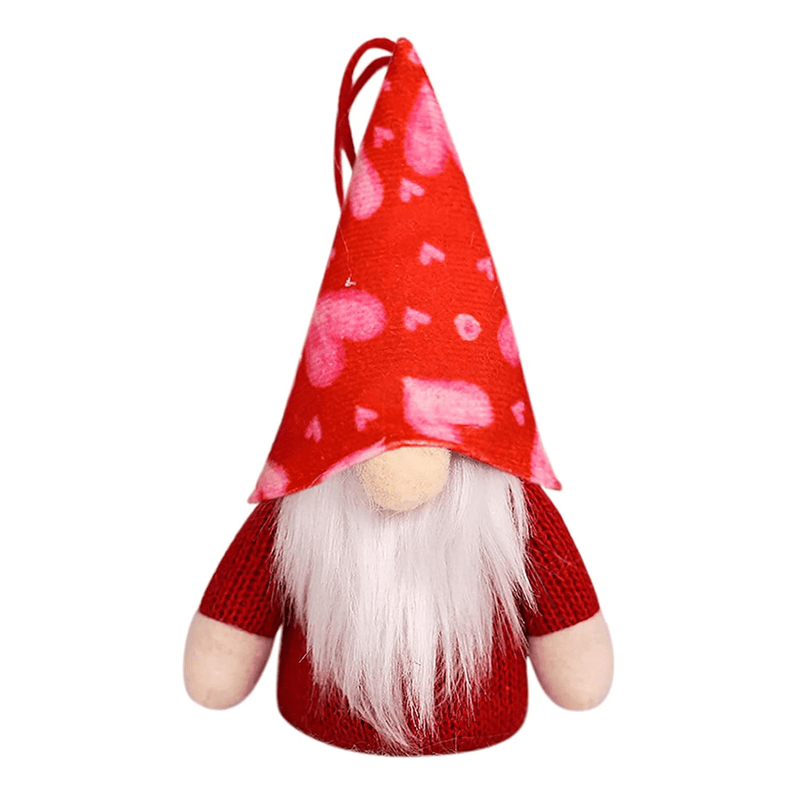 Valentines Plush Gnome Gifts Valentine'S Day Gnomes LED Light Doll 1Pc, Handmade Gnome Ornaments, Home Decorations Faceless Doll, for Holiday Home Room Table Desktop Office Decor (C-1) Home & Garden > Decor > Seasonal & Holiday Decorations vhshppy C-2  