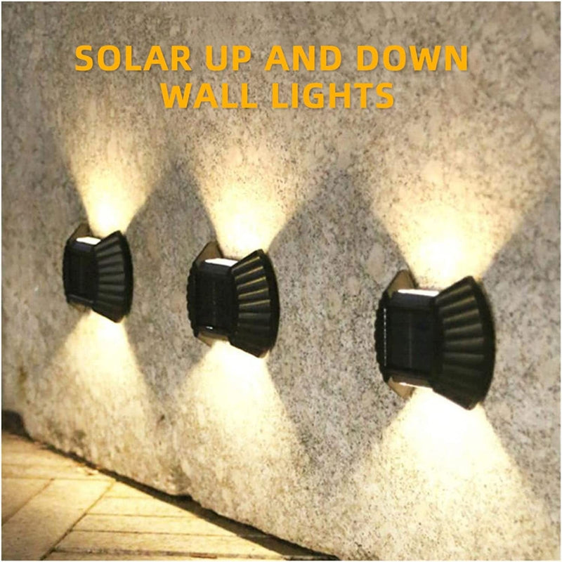 VALOYI Outdoor Solar LED Lamp 8LED Waterproof Garden Decoration Solar Light Wall Stair Aisle Wall Light Yard Luminous Wall Washer (Color : Rose) Home & Garden > Lighting > Lamps VALOYI   