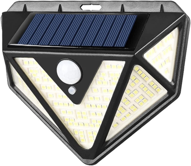 VALOYI Solar Street Light Outdoor IP65 Waterproof PIR Motion Sensor Lighting Security Lamp 166 Leds Solar Power Wall Light for Garden (Color : 166 SMD, Size : 8PCS) Home & Garden > Lighting > Lamps VALOYI   