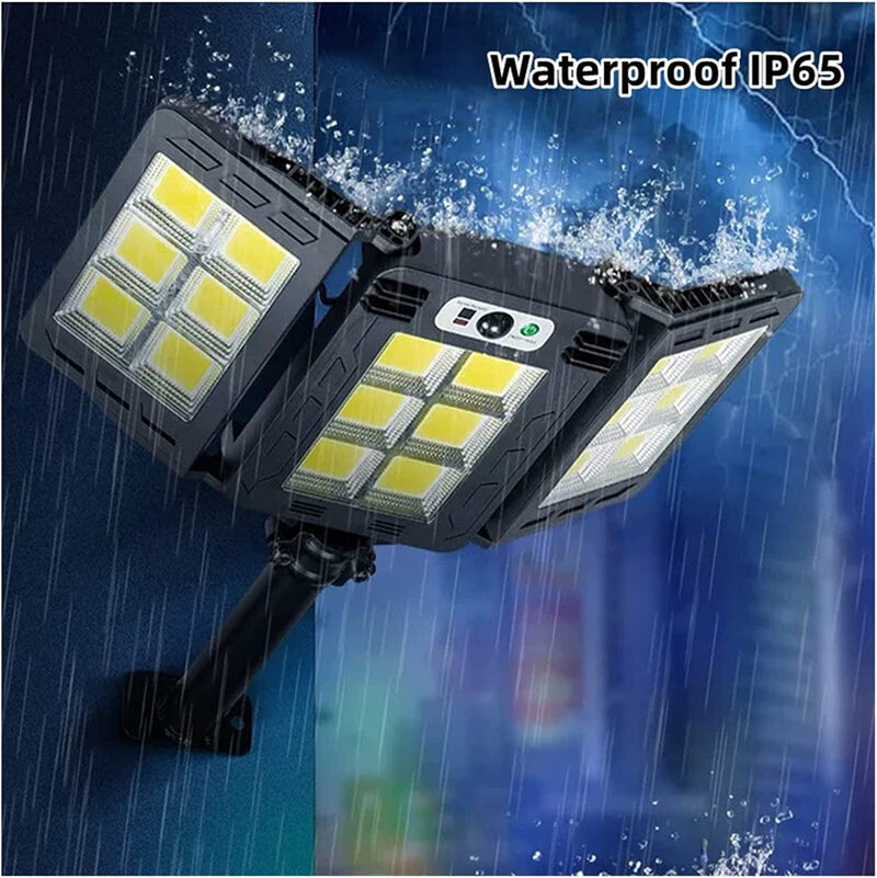 VALOYI Solar Street Light Outdoor Waterproof LED Wall Sensor Motion Lamp with 3 Lighting Mode Folding Light for Garden Yard Backyard (Color : 264 LED) Home & Garden > Lighting > Lamps VALOYI   