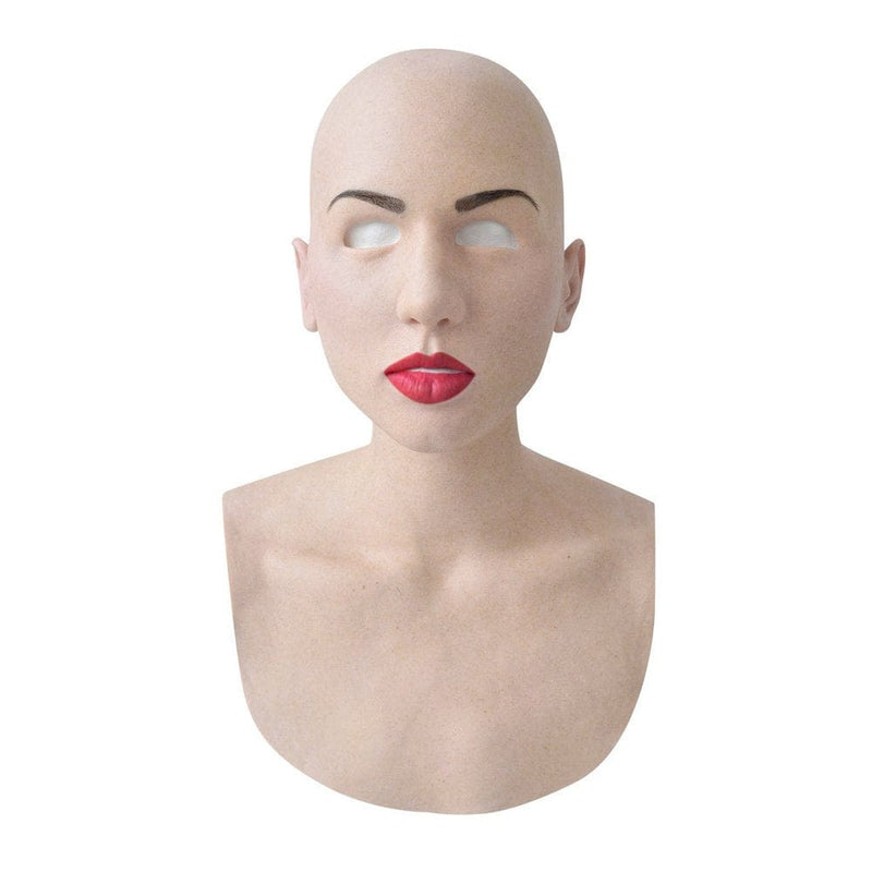 VALSEEL Mask Creepy Wrinkle Face Mask Latex Cosplay Party Props