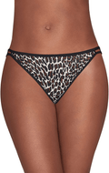 Vanity Fair Women's Illumination String Bikini Panties (Regular & Plus Size)  Vanity Fair Modern Leopard Print Regular 8