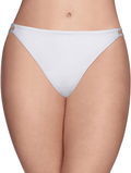 Vanity Fair Women's Illumination String Bikini Panties (Regular & Plus Size)  Vanity Fair Star White 7 Regular