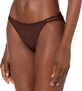 Vanity Fair Women's Illumination String Bikini Panties (Regular & Plus Size)  Vanity Fair Cappuccino Regular 5