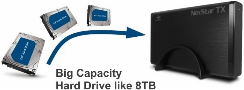 Vantec NexStar TX 3.5" USB 3.0 Hard Drive Enclosure (NST-328S3-BK )