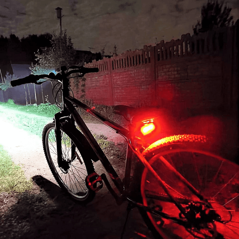 VASTFIRE Mountain Bike Lights Night Riding 1000 Lumens MTB Light Waterproof Aluminum Housing, 360° Angled Turned Handlebar Mount USB-C Rechargeable Front Back Bicycle Lamp Set for Road Commuting Sporting Goods > Outdoor Recreation > Cycling > Bicycle Parts VASTFIRE   