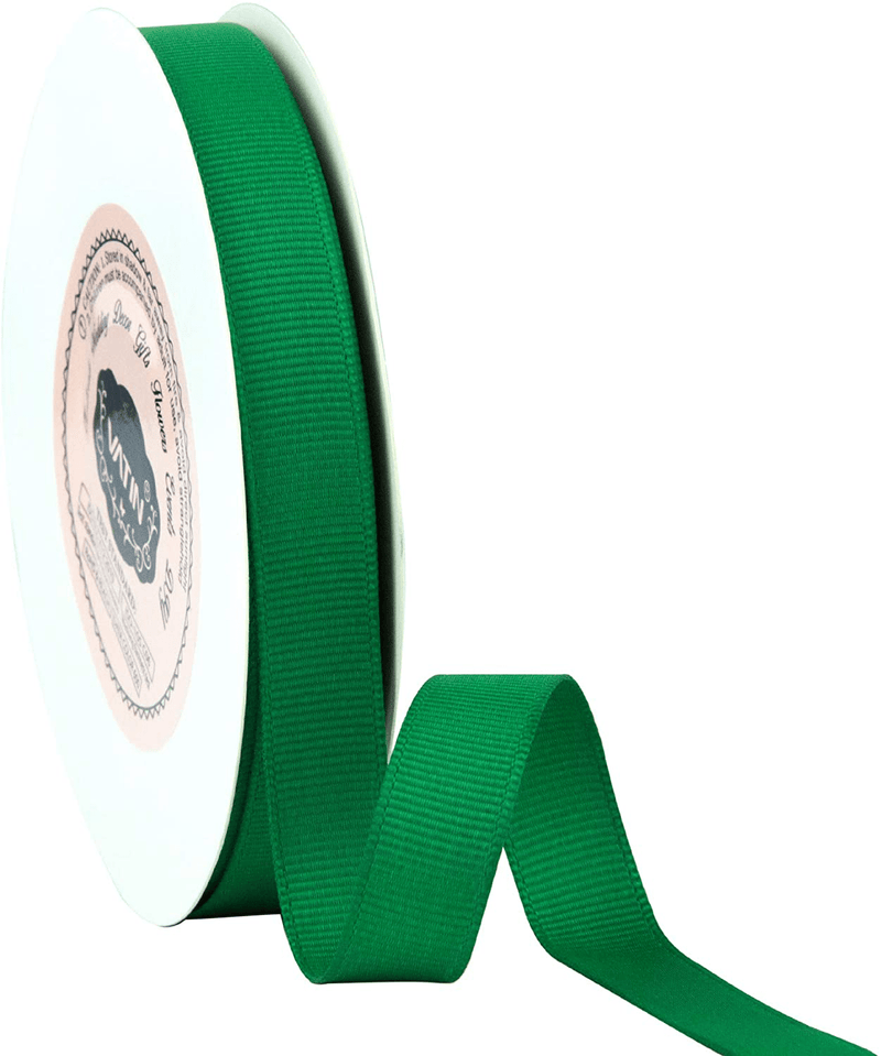 VATIN Solid 3/8" Grosgrain Ribbon, 50-Yard, Navy Blue Arts & Entertainment > Hobbies & Creative Arts > Arts & Crafts > Art & Crafting Materials > Embellishments & Trims > Ribbons & Trim VATIN Emerald Green 1/2" X 50 Yards 