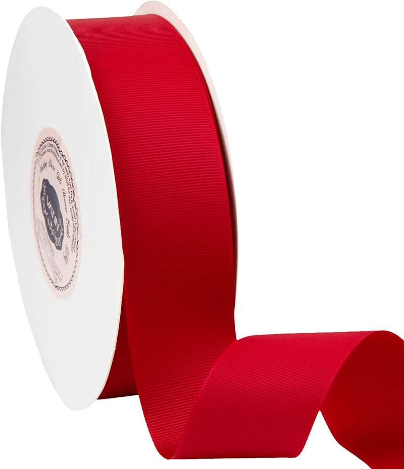 VATIN Solid 3/8" Grosgrain Ribbon, 50-Yard, Navy Blue Arts & Entertainment > Hobbies & Creative Arts > Arts & Crafts > Art & Crafting Materials > Embellishments & Trims > Ribbons & Trim VATIN Red 1-1/2" x 50 Yards 