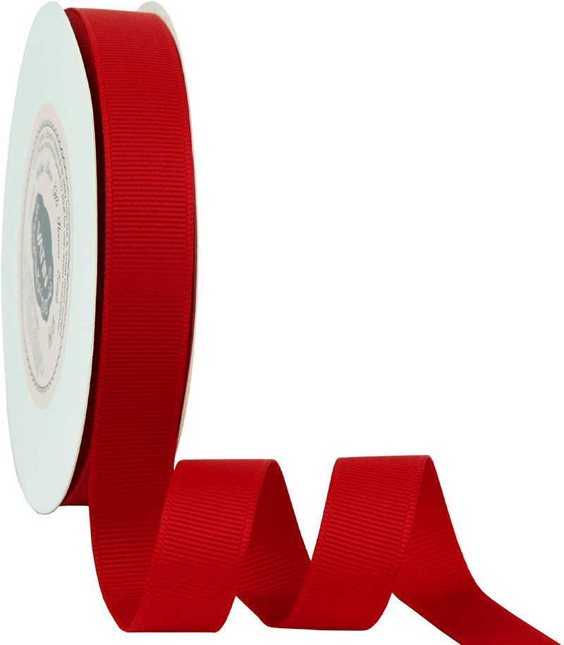 VATIN Solid 3/8" Grosgrain Ribbon, 50-Yard, Navy Blue Arts & Entertainment > Hobbies & Creative Arts > Arts & Crafts > Art & Crafting Materials > Embellishments & Trims > Ribbons & Trim VATIN Hot Red 5/8" x 50 Yards 
