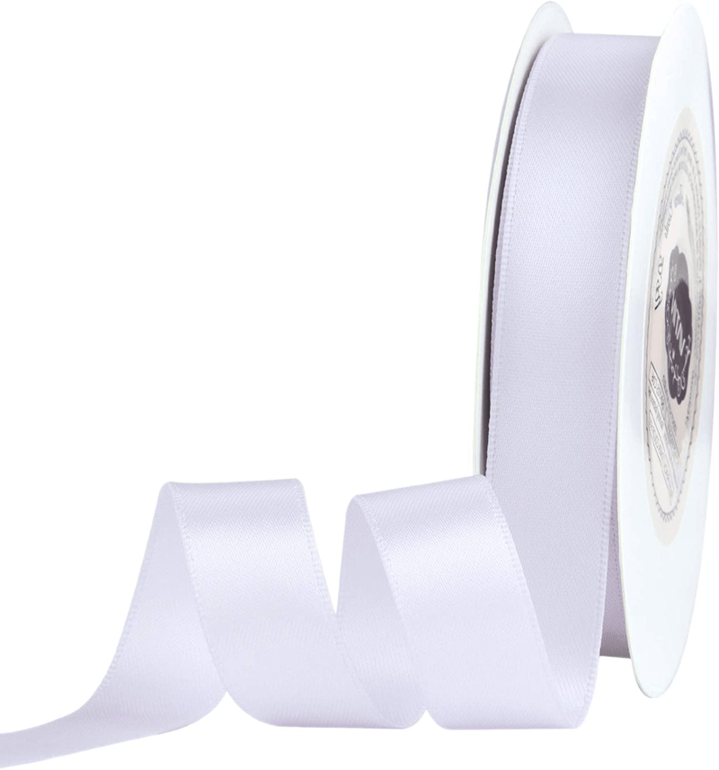 VATIN Solid Color Double Sided Polyester Satin Ribbon 10 Colors 3/8" X 5 Yard Each Total 50 Yds Per Package Ribbon Set, Perfect for Gift Wrapping, Hair Bow, Trimming, Sewing and Other Craft Projects Arts & Entertainment > Hobbies & Creative Arts > Arts & Crafts > Art & Crafting Materials > Embellishments & Trims > Ribbons & Trim VATIN Lilac Mist 5/8" X 25 Yards 