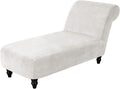 Velvet Armless Lounge Chaise Slipcover, Stretch Chaise Couch Cover Lounge Chair Sofa Slipcover Pet Furniture Cover Machine Washable Recliner Sofa Slipcover (White)(Ship from US) Home & Garden > Decor > Chair & Sofa Cushions ele ELEOPTION A White Single Seat 