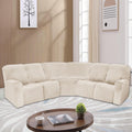 Velvet Armless Lounge Chaise Slipcover, Stretch Chaise Couch Cover Lounge Chair Sofa Slipcover Pet Furniture Cover Machine Washable Recliner Sofa Slipcover (White)(Ship from US) Home & Garden > Decor > Chair & Sofa Cushions ele ELEOPTION D Beige 5 Seat 