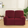 Velvet Loveseat Recliner Cover 2 Seat Reclining Loveseat Covers Chair Cover Sofa Slipcover 6 Pieces Cushion Couch Furniture Protector Coffee (Ship from US) Home & Garden > Decor > Chair & Sofa Cushions ele ELEOPTION B Wine Red 2 Seat 