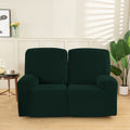 Velvet Loveseat Recliner Cover 2 Seat Reclining Loveseat Covers Chair Cover Sofa Slipcover 6 Pieces Cushion Couch Furniture Protector Coffee (Ship from US) Home & Garden > Decor > Chair & Sofa Cushions ele ELEOPTION B Green 2 Seat 